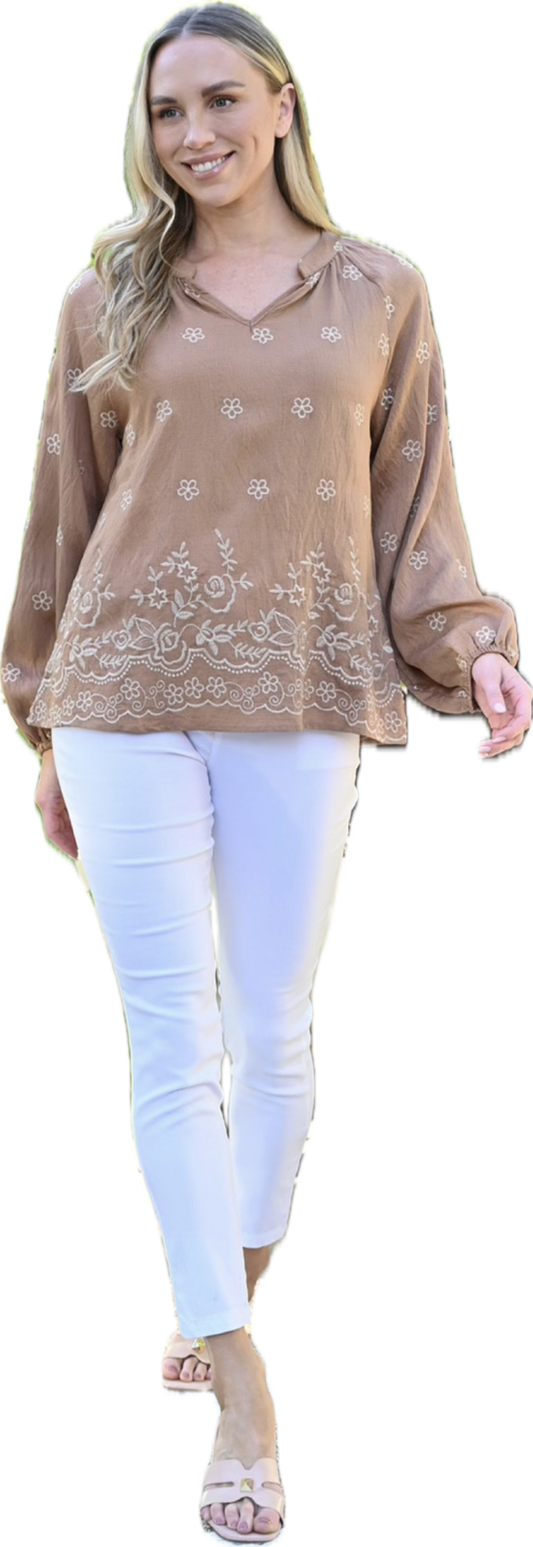Tani Tan Blouse