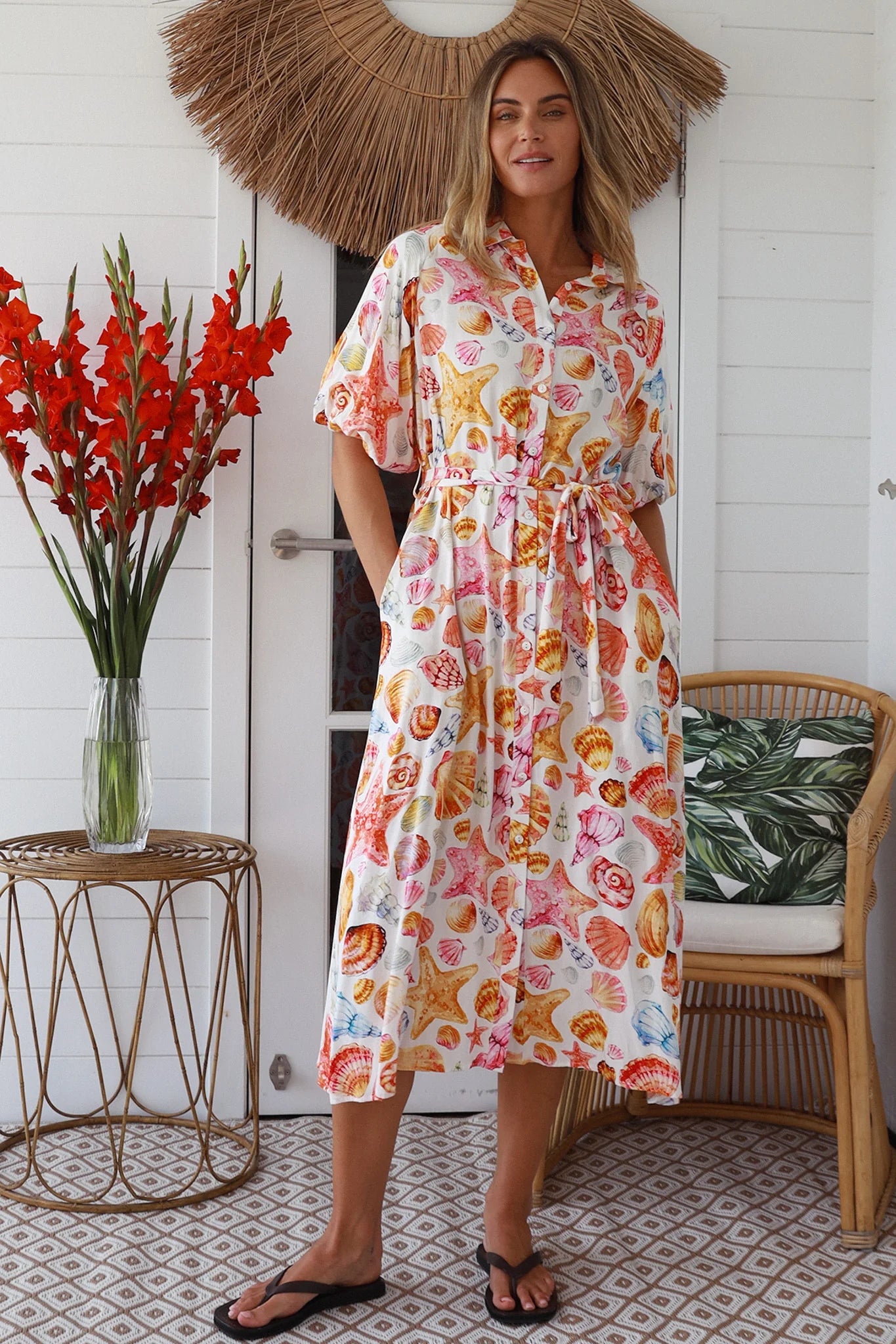 Maya Shirt Midi Dress