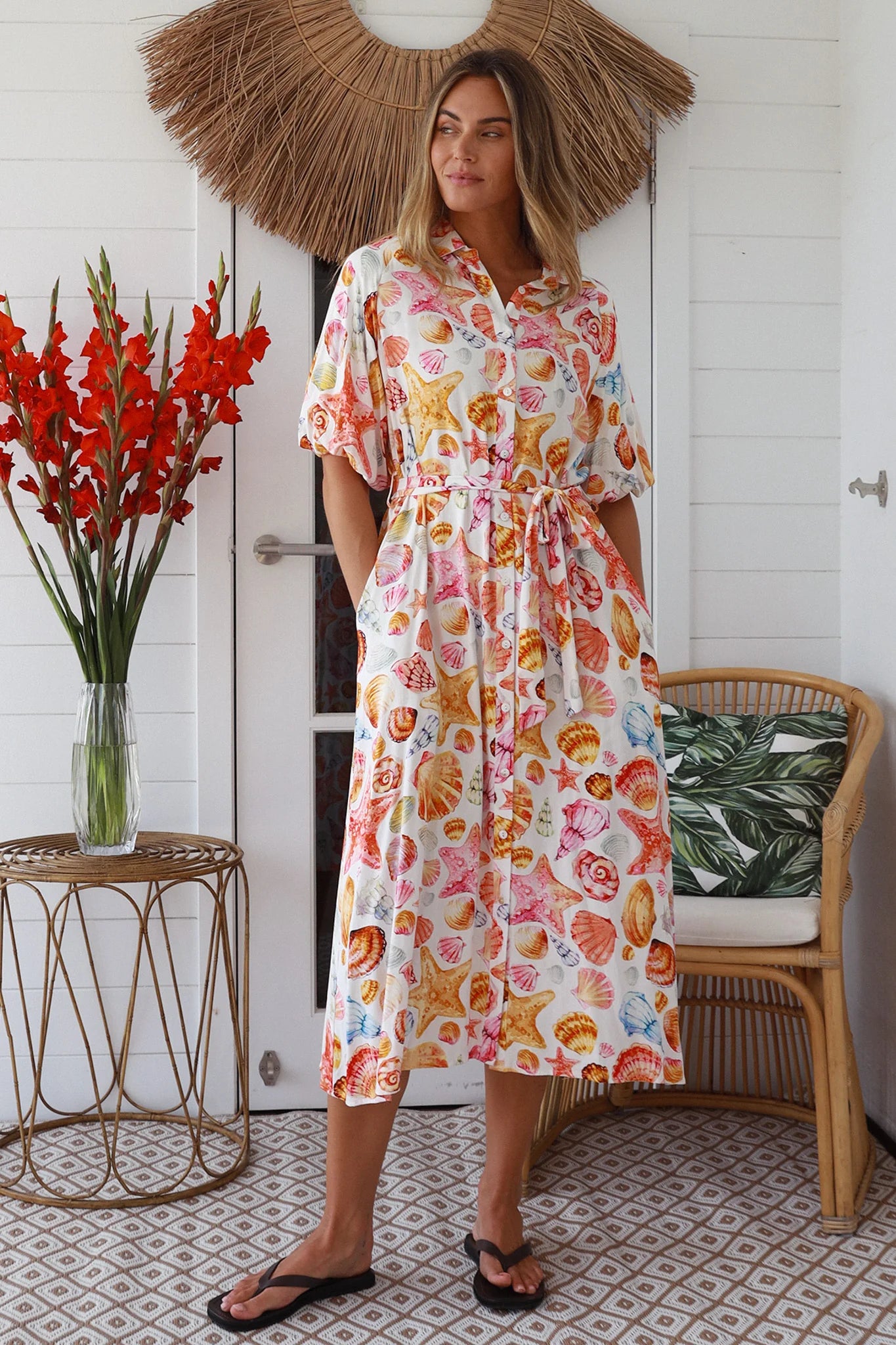 Maya Shirt Midi Dress