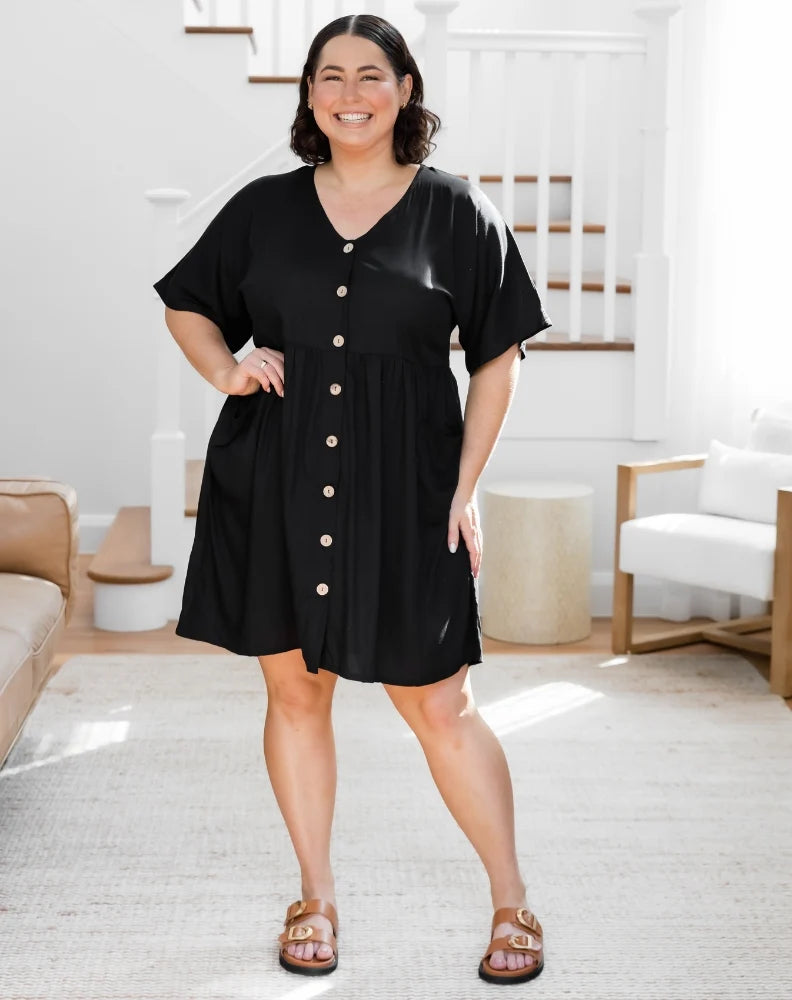 Pocket Babydoll Dress