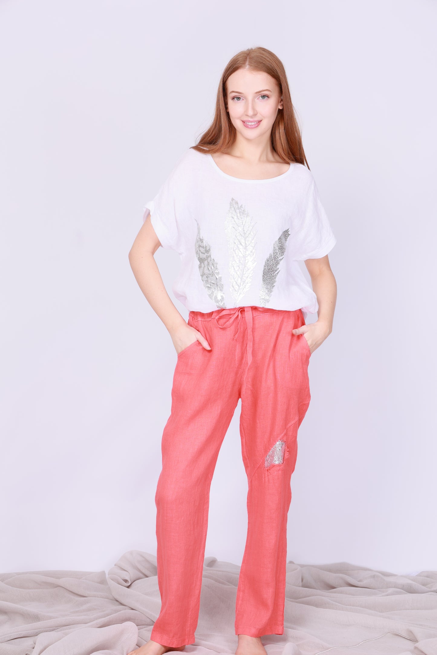 Elodie Linen Top