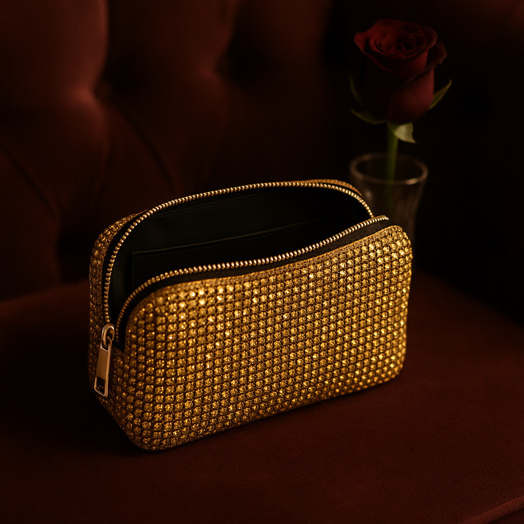 Wang Gold Vera May Evening Handbag