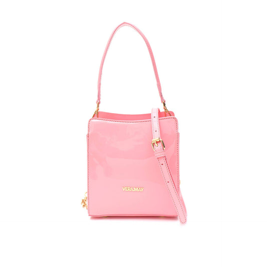 Lewin Pink Vera May Vegan Leather Handbag