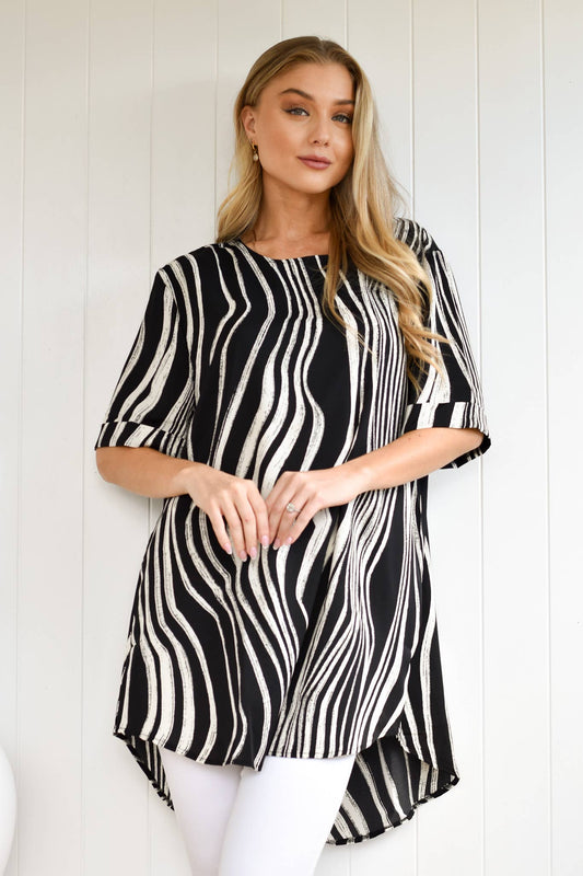 STRIPE Oversized TOP