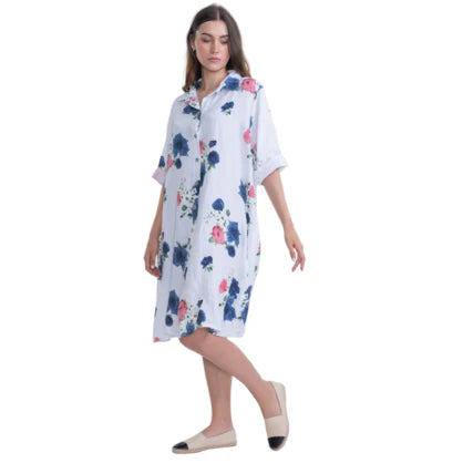 Blossom Linen Dress